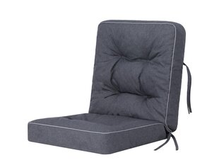 Подушка для стула Hobbygarden Venus 60см, темно-серая цена и информация | Подушки, наволочки, чехлы | pigu.lt
