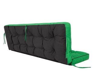 Подушка для качелей HobbyGarden Pola 180 см, зеленая цена и информация | Подушки, наволочки, чехлы | pigu.lt