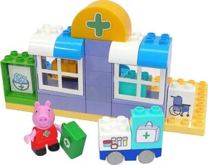 Набор блоков в чемодане медицинский центр Свинка Пеппа 32 шт. цена и информация | Конструкторы и кубики | pigu.lt