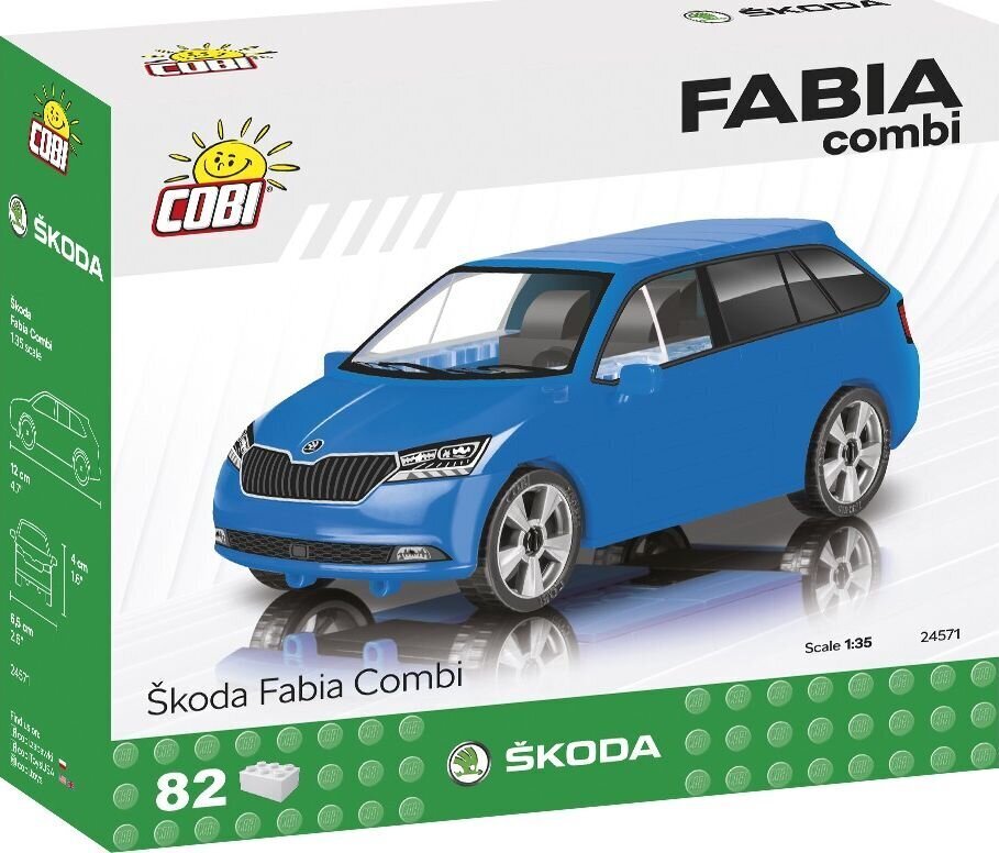 Konstruktorius Cobi Cars Skoda Fabia Combi, 77 dalys kaina ir informacija | Konstruktoriai ir kaladėlės | pigu.lt
