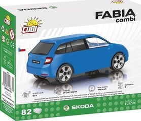 Konstruktorius Cobi Cars Skoda Fabia Combi, 77 dalys kaina ir informacija | Konstruktoriai ir kaladėlės | pigu.lt