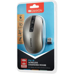 2.4GHz Wireless Rechargeable Mouse with Pixart sensor, 4keys, Silent switch for right/left keys,DPI: 800/1200/1600, Max. usage 50 hours for one time full charged, 300mAh Li-poly battery, Dark grey, cable length 0.6m, 116.4*63.3*32.3mm, 0.075kg kaina ir informacija | Pelės | pigu.lt