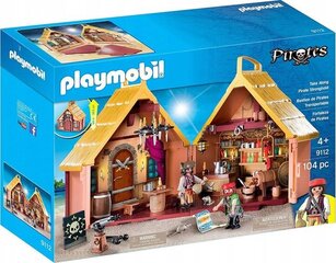 9112 Playmobil Nešiojama piratų tvirtovė, 104 d. kaina ir informacija | Konstruktoriai ir kaladėlės | pigu.lt