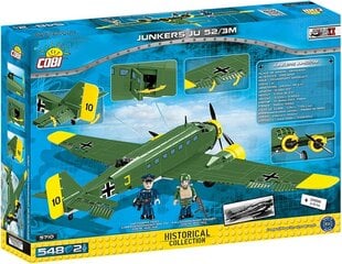 Surenkamas modelis Junkers JU52/3M Cobi, 5710, 548 d. kaina ir informacija | Konstruktoriai ir kaladėlės | pigu.lt