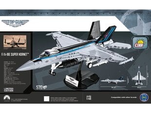 COBI - Конструктор F/A-18E Super Hornet™, 1/48, 5805 цена и информация | Конструкторы и кубики | pigu.lt
