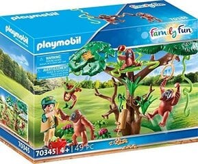 70345 PLAYMOBIL® Family Fun Bezdžionių šeimyna kaina ir informacija | Konstruktoriai ir kaladėlės | pigu.lt