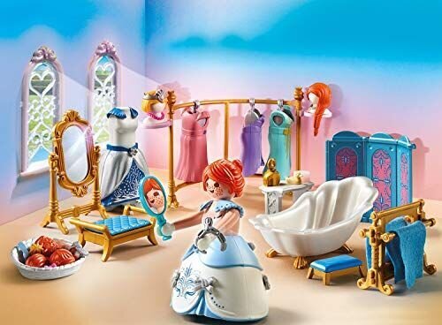 70454 PLAYMOBIL® Princess, Persirengimo kambarys kaina ir informacija | Konstruktoriai ir kaladėlės | pigu.lt