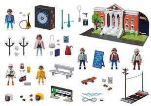 70574 PLAYMOBIL® Back to the Future Адвент-календарь цена и информация | Конструкторы и кубики | pigu.lt