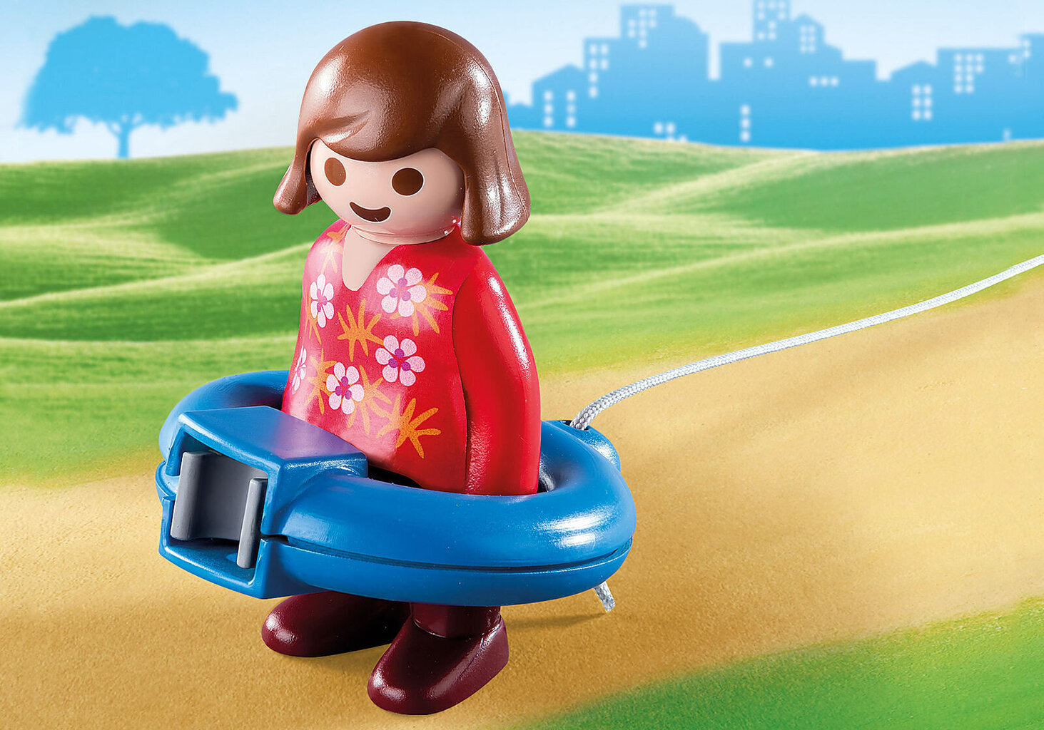 70406 PLAYMOBIL® 1.2.3 Šuniuko traukinukas kaina ir informacija | Konstruktoriai ir kaladėlės | pigu.lt