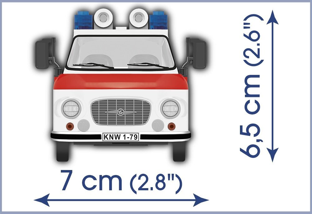 Konstruktorius Cobi Greitoji pagalba Barkas B1000, 157 d. kaina ir informacija | Konstruktoriai ir kaladėlės | pigu.lt