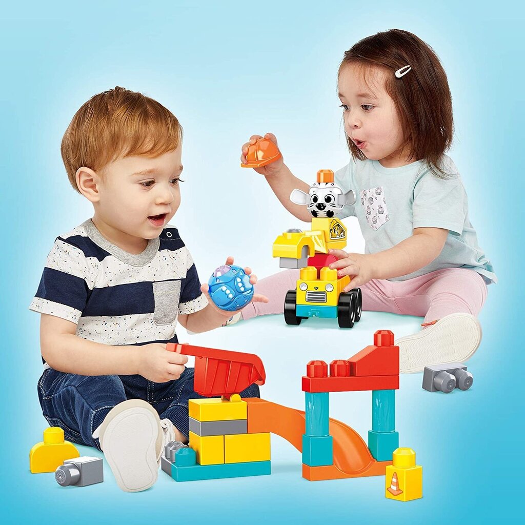 Kaladėlės Statybvietė Mega Bloks, GRV37 kaina ir informacija | Žaislai kūdikiams | pigu.lt