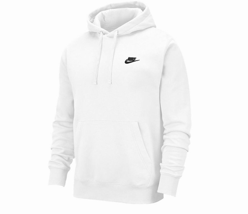 Džemperis vyrams Nike Club Hoodie BB, baltas kaina ir informacija | Džemperiai vyrams | pigu.lt