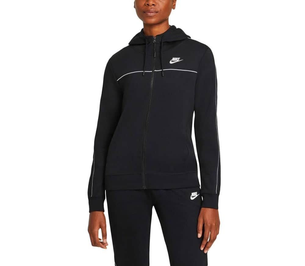 Džemperis moterims Nike MLNM FLC FZ, juodas цена и информация | Džemperiai moterims | pigu.lt