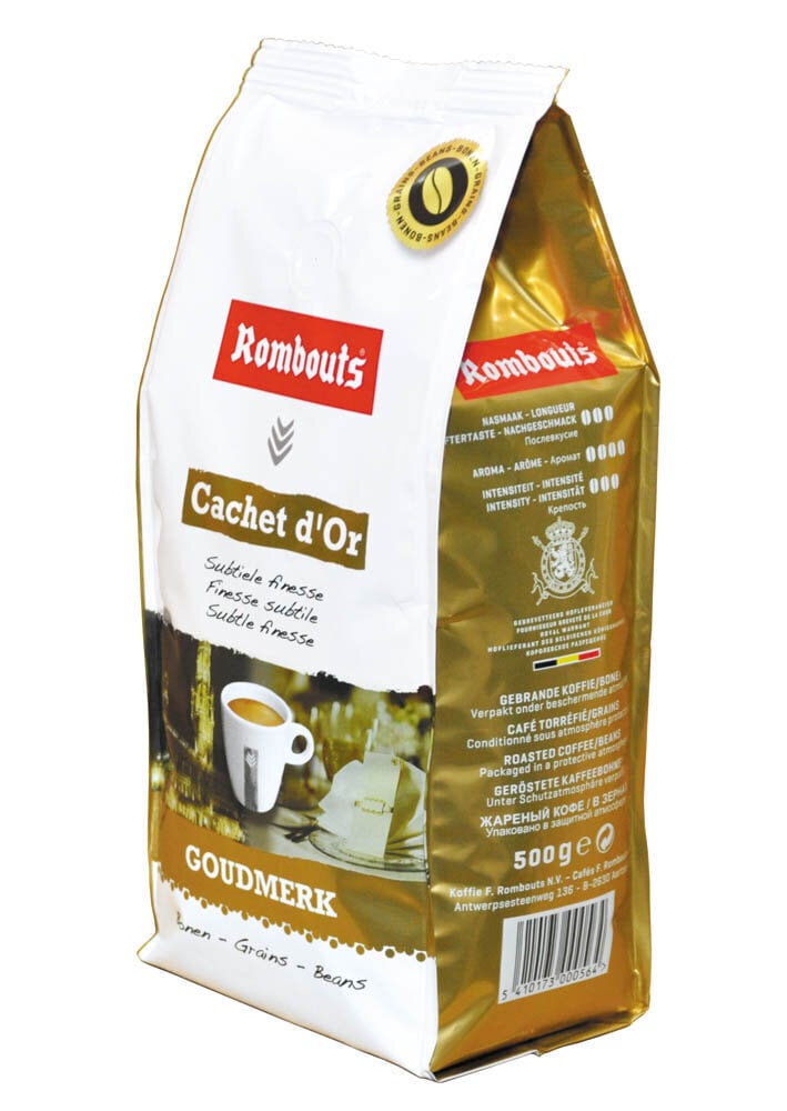 Kavos pupelės Rombouts - Goudmerk Cachet D’or, 500 g kaina ir informacija | Kava, kakava | pigu.lt