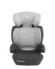 Automobilinė kėdutė Kikkaboo Amaro ISOFIX, 15-36 kg, Light Grey kaina ir informacija | Autokėdutės | pigu.lt