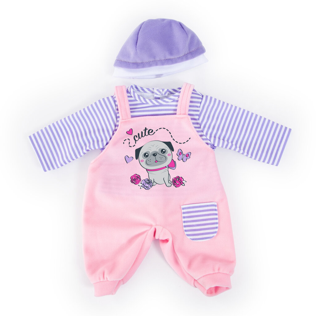 Lėlių drabužių Bayer rinkinys lėlėms 40-46 cm, rožinis/violetinis kaina ir informacija | Žaislai mergaitėms | pigu.lt