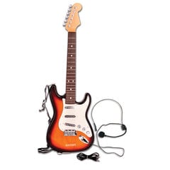 Vaikiška elektrinė gitara su diržu ir mikrofonu Bontempi, 24 1310 цена и информация | Развивающие игрушки | pigu.lt