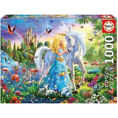 Dėlionė The Princess And The Unicorn, 1000 detalių kaina ir informacija | Dėlionės (puzzle) | pigu.lt