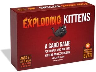 Настольная игра Exploding Kittens, (Английский язык) цена и информация | Настольные игры, головоломки | pigu.lt