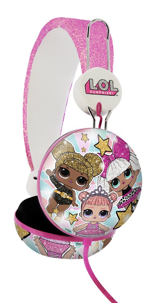 OTL Teen Stereo Headphones: L.O.L. Surprise! Glitter Glam kaina ir informacija | Ausinės | pigu.lt