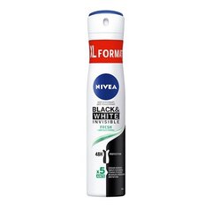 Nivea Black & White Invisible Fresh Anti-perspirant - Antiperspirant spray 200ml цена и информация | Дезодоранты | pigu.lt