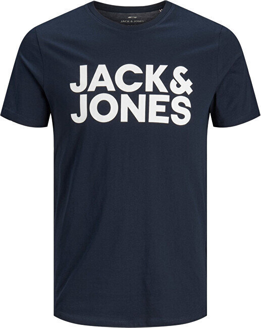 Marškinėliai vyrams Jack&Jones 12151955, mėlyni kaina ir informacija | Vyriški marškinėliai | pigu.lt