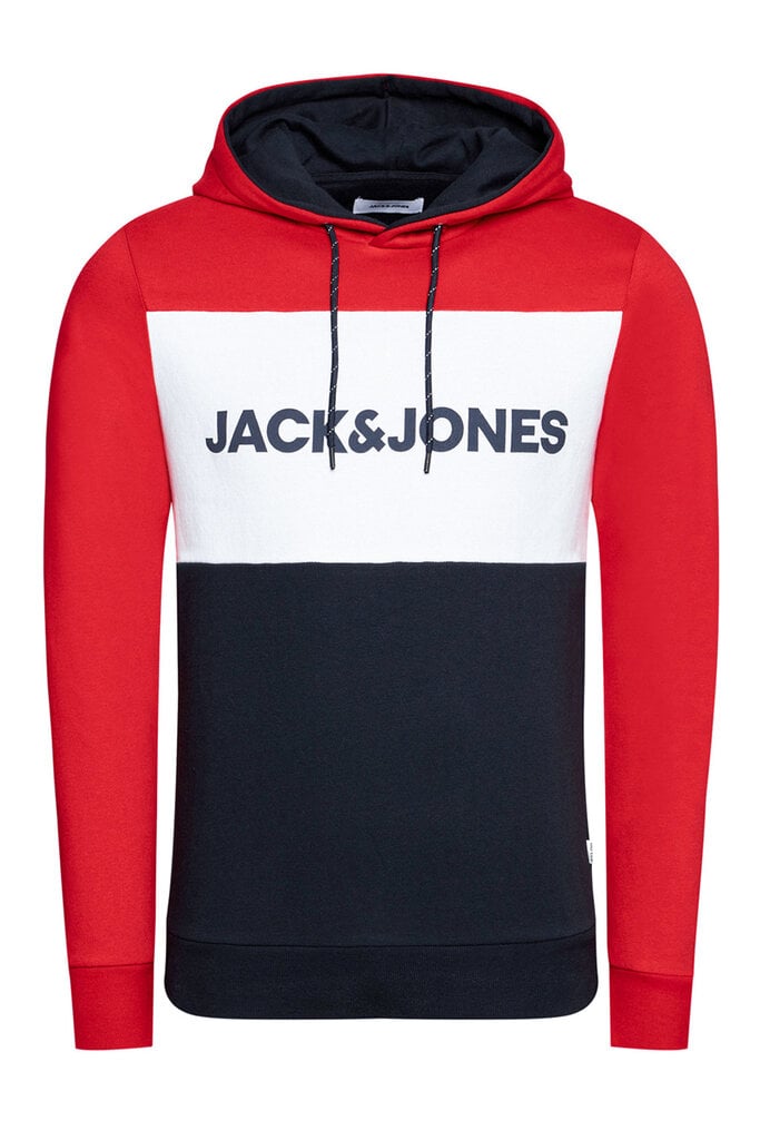 Džemperis vyrams Jack&Jones Jjelgo 12172344, raudonas цена и информация | Džemperiai vyrams | pigu.lt