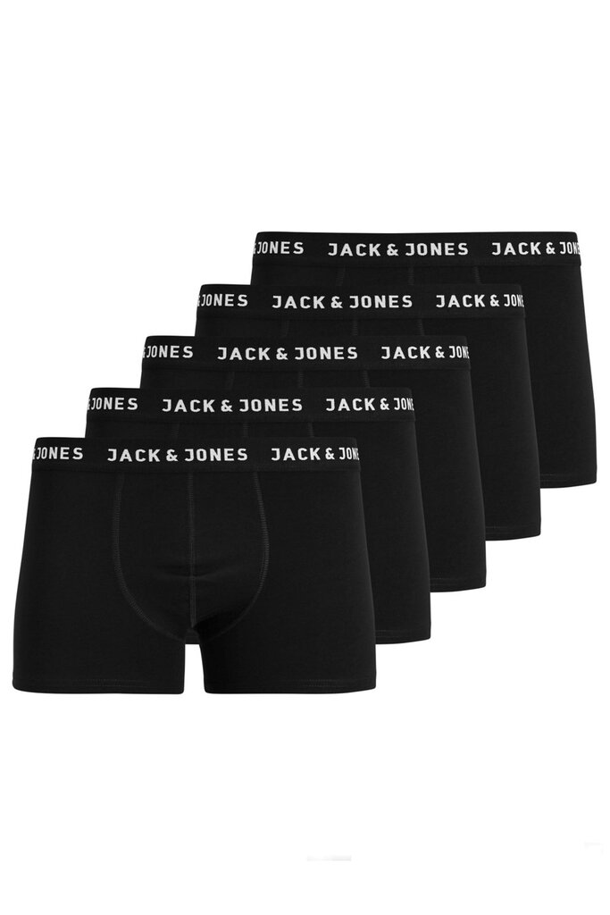 Trumpikės vyrams Jack&Jones Jachuey 12142342, juodos, 5 vnt kaina ir informacija | Trumpikės | pigu.lt
