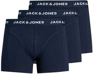 Trumpikės vyrams Jack&Jones Jacanthony 12171946, mėlynos, 3 vnt kaina ir informacija | Trumpikės | pigu.lt