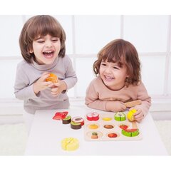 Набор для нарезки красочных фруктов Classic World цена и информация | Игрушки для малышей | pigu.lt