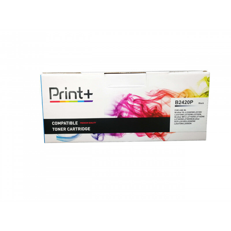 Print+ TN-2420 PP, juoda kaina ir informacija | Kasetės lazeriniams spausdintuvams | pigu.lt