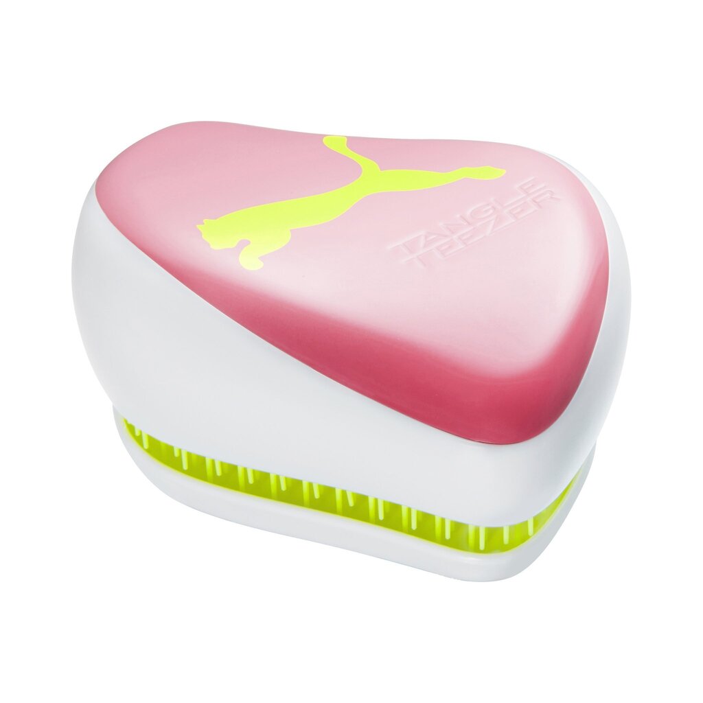 Plaukų šepetys Tangle Teezer X Puma Compact Styler Neon Yellow kaina ir informacija | Šepečiai, šukos, žirklės | pigu.lt