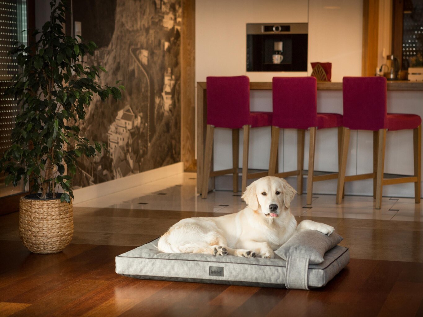 Hobbydog čiužinys augintiniui Move Light Grey, XL, 118x78 cm kaina ir informacija | Guoliai, pagalvėlės | pigu.lt