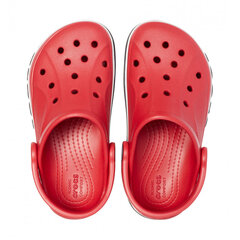 Crocs™ batai Bayaband Clog Kid's, raudoni kaina ir informacija | Šlepetės, kambario avalynė vaikams | pigu.lt