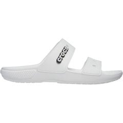 Женские шлепанцы Crocs™ Classic Sandal 206761, белые цена и информация | Комнатные тапки женские | pigu.lt