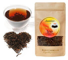 Эксклюзивный китайский жасминовый черный чай Jasmine Black tea с типсами, 50 г цена и информация | Чай | pigu.lt