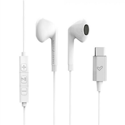 Energy Sistem Earphones SmArt 2 Type C White 448999 kaina ir informacija | Ausinės | pigu.lt