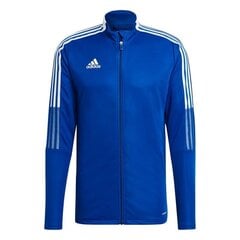 Джемпер мужской Adidas Tiro 21 Track M GM7320, синий цена и информация | Мужские толстовки | pigu.lt