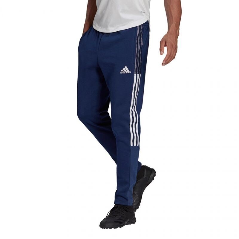 Sportinės kelnės vyrams Adidas Tiro 21 Sweat M GH4467, mėlynos цена и информация | Sportinė apranga vyrams | pigu.lt