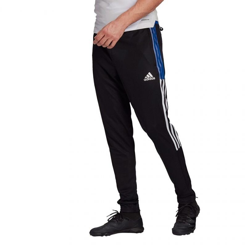 Sportinės kelnės vyrams Adidas Tiro 21 Track M GJ9866, juodos kaina ir informacija | Sportinė apranga vyrams | pigu.lt