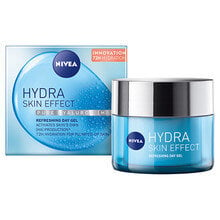Drėkinamasis veido kremas Nivea Hydra Skin Effect Refreshing Day Gel, 50 ml kaina ir informacija | Veido kremai | pigu.lt