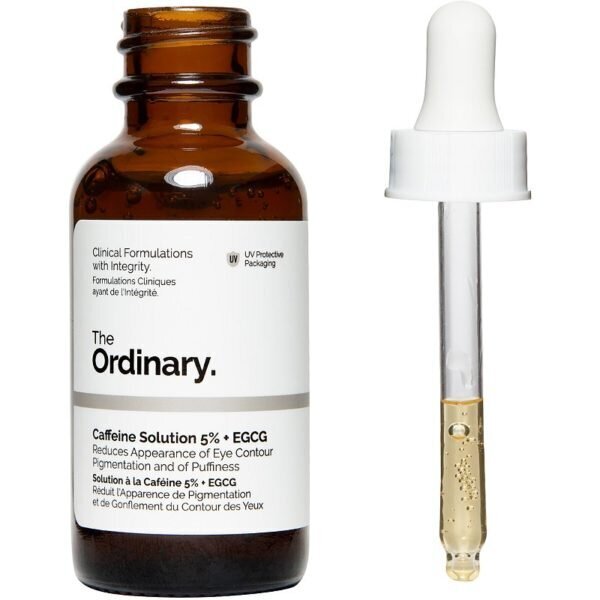 Paakių serumas The Ordinary Caffeine Solution 5% + EGCG, 30 ml цена и информация | Paakių kremai, serumai | pigu.lt