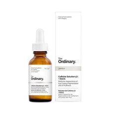 Paakių serumas The Ordinary Caffeine Solution 5% + EGCG, 30 ml kaina ir informacija | Paakių kremai, serumai | pigu.lt