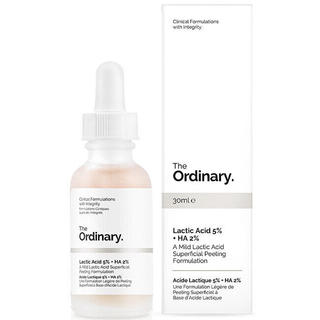 Veido serumas The Ordinary Lactic Acid 5% + HA 2%, 30 ml kaina ir informacija | Veido aliejai, serumai | pigu.lt