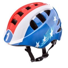 Vaikiškas dviratininko šalmas Meteor KS08, raudonas/mėlynas kaina ir informacija | Šalmai | pigu.lt