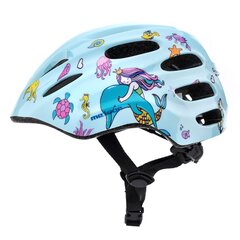 Vaikiškas dviratininko šalmas Meteor KS01 Mermaid, mėlynas kaina ir informacija | Šalmai | pigu.lt