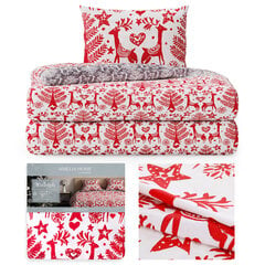 AmeliaHome patalynės komplektas Snuggy Rudolph, 160x200, 3 dalių kaina ir informacija | Patalynės komplektai | pigu.lt