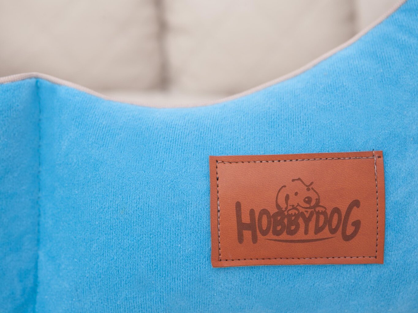 Hobbydog guolis New York Premium, L, Sky Blue, 60x52 cm kaina ir informacija | Guoliai, pagalvėlės | pigu.lt