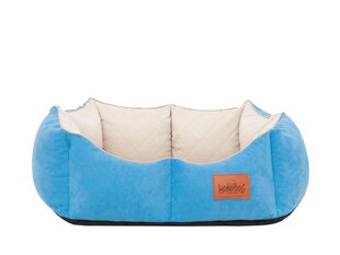 Hobbydog лежак New York Premium, L, Sky Blue, 60x52 см цена и информация | Лежаки, домики | pigu.lt