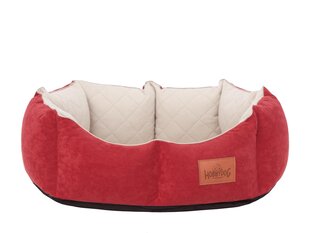 Hobbydog лежак New York Premium, L, Red, 60x52 см цена и информация | Лежаки, домики | pigu.lt